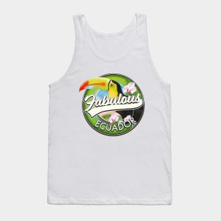 Explore fabulous Ecuador logo Tank Top